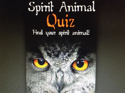 spirit anumal quiz